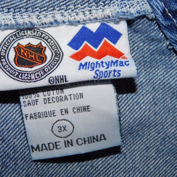 Mightymac Sports NHL Ottawa Senators Logo Toddler 3X Denim Overalls - Picture 5 of 8